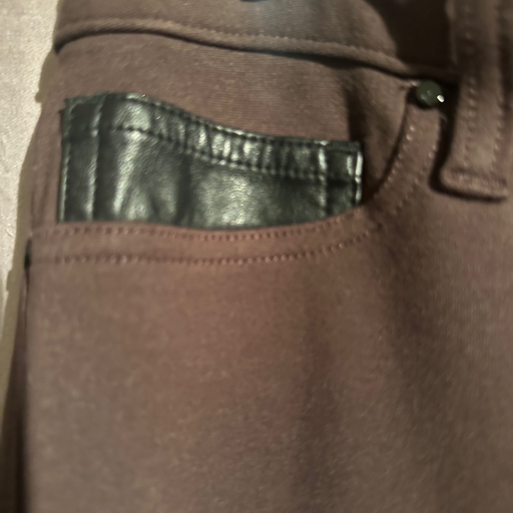 Calvin Klein Jeans Brown Stretch Skinny Pants Size 10 - Picture 4 of 7